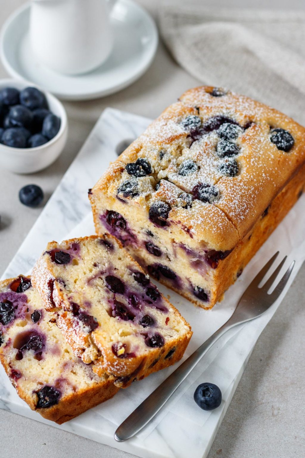 Schneller Heidelbeerkuchen mit Joghurt - Healthy Dreams