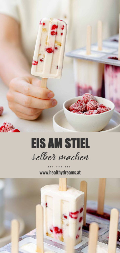 Beeren Popsicles mit CBD und Hanf selber machen, gesundes Eisrezept, Vickys Healthy Dreams