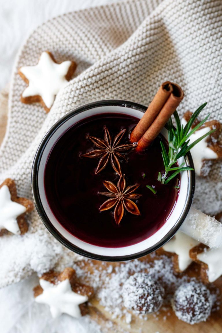 Winterlicher Orangen Beeren Punsch mit Honig - Healthy Dreams